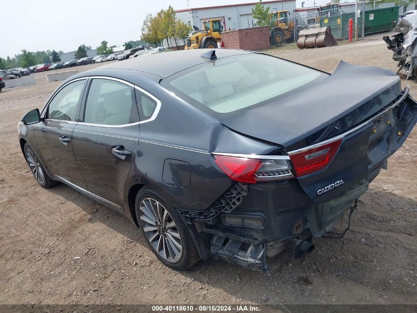 2017 Kia Cadenza Premium VIN: KNALB4J17H5039556 Lot: 40118610