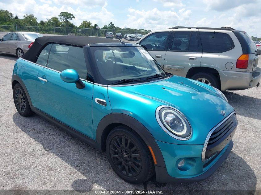 2019 Mini Convertible Cooper VIN: WMWWG5C54K3H07615 Lot: 40120841