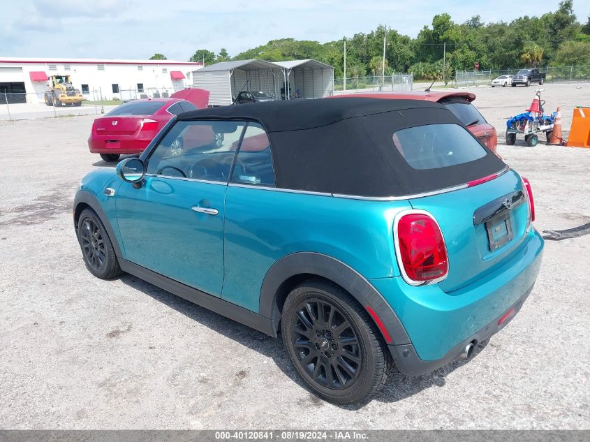 2019 Mini Convertible Cooper VIN: WMWWG5C54K3H07615 Lot: 40120841