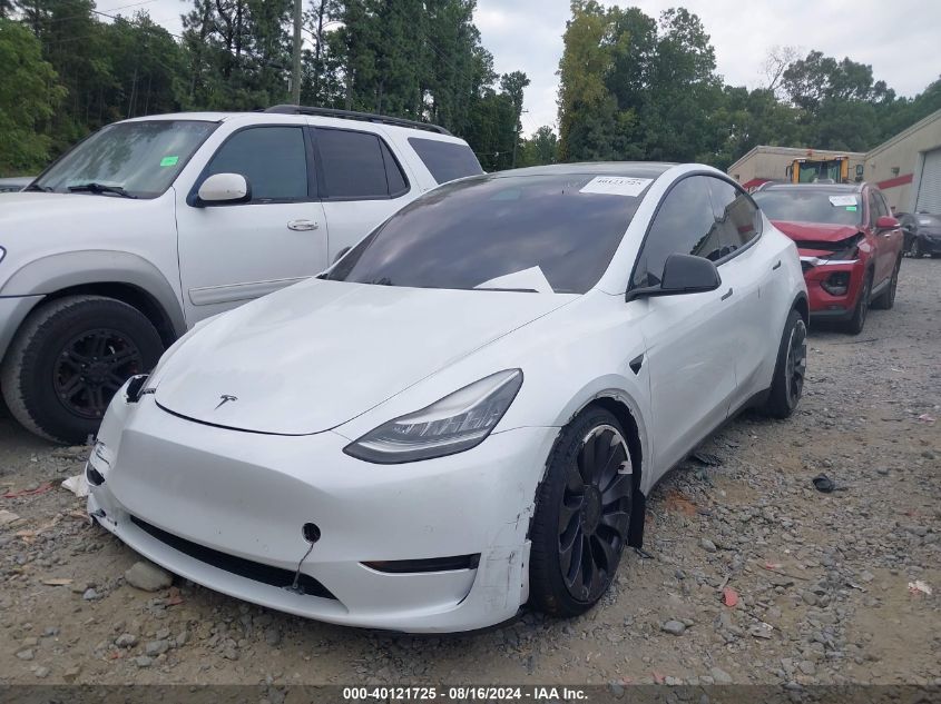 2020 Tesla Model Y VIN: 5YJYGDEFXLF025559 Lot: 40121725