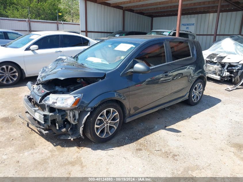 2019 Chevrolet Sonic Lt Auto VIN: 1G1JD6SB1K4130335 Lot: 40124593