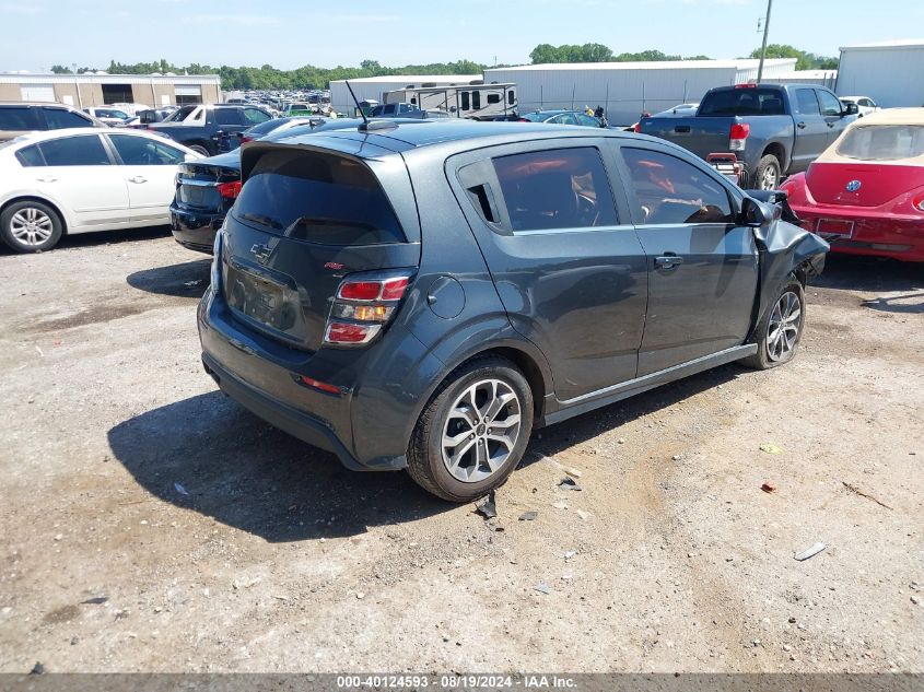 2019 Chevrolet Sonic Lt Auto VIN: 1G1JD6SB1K4130335 Lot: 40124593