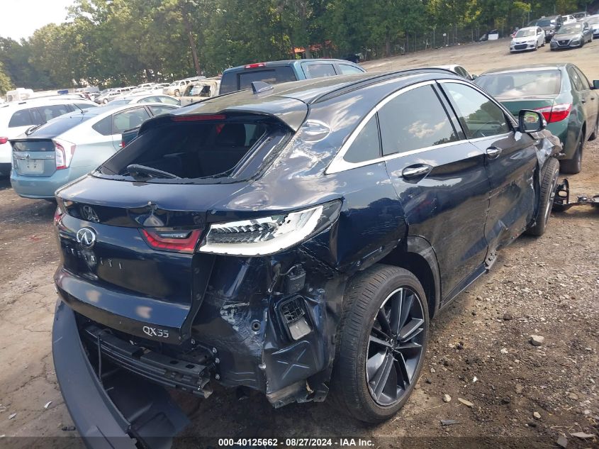 2022 Infiniti Qx55 Essential Awd VIN: 3PCAJ5K3XNF100640 Lot: 40125662