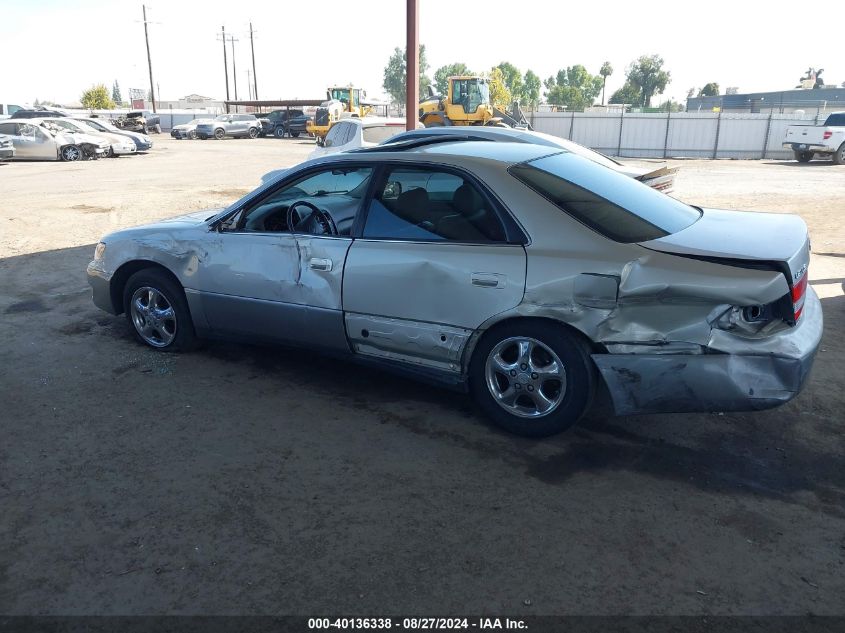 1998 Lexus Es 300 VIN: JT8BF28G9W5048238 Lot: 40136338