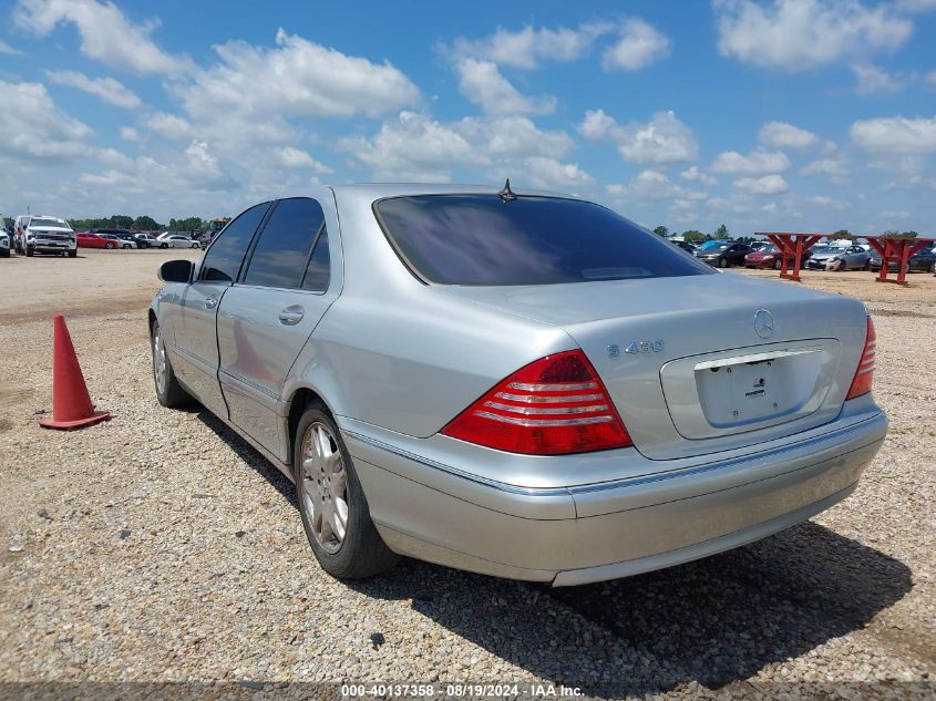 2003 Mercedes-Benz S 430 VIN: WDBNG70J53A321046 Lot: 40137358