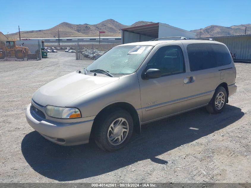 2000 Nissan Quest Gle/Gxe/Se-Cloth/Se-Leather VIN: 4N2XN11T1YD817090 Lot: 40142561