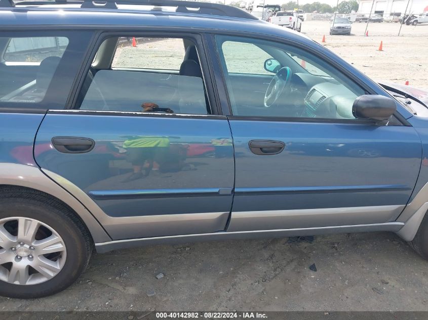 2005 Subaru Outback 2.5I VIN: 4S4BP61C157339358 Lot: 40142982