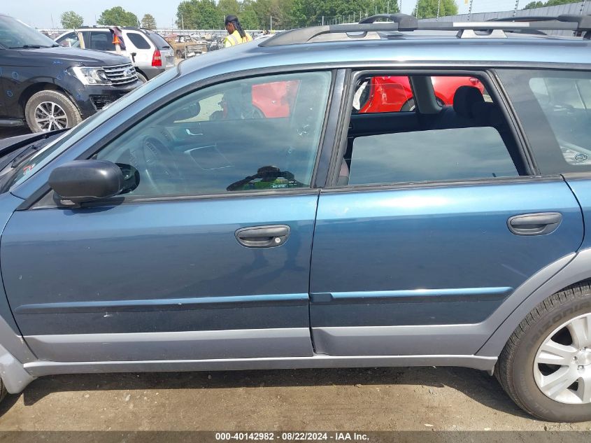 2005 Subaru Outback 2.5I VIN: 4S4BP61C157339358 Lot: 40142982