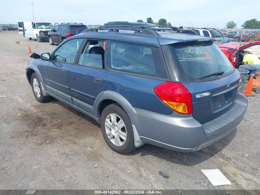 2005 Subaru Outback 2.5I VIN: 4S4BP61C157339358 Lot: 40142982