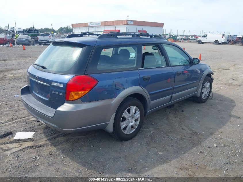 2005 Subaru Outback 2.5I VIN: 4S4BP61C157339358 Lot: 40142982