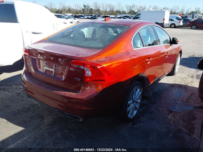 2015 Volvo S60 T5 Platinum VIN: YV126MFD8F2297745 Lot: 40146653