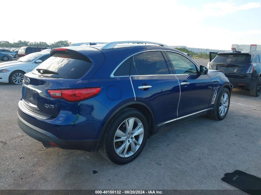 2015 Infiniti Qx70 VIN: JN8CS1MU9FM380939 Lot: 40150132