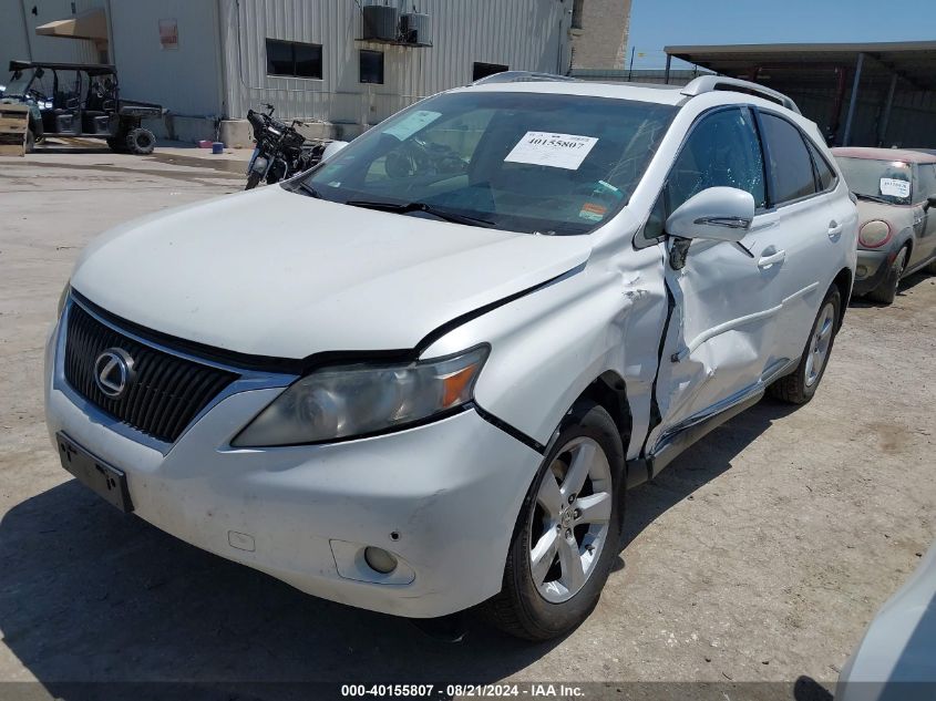 2010 Lexus Rx 350 350 VIN: 2T2BK1BA4AC026764 Lot: 40155807