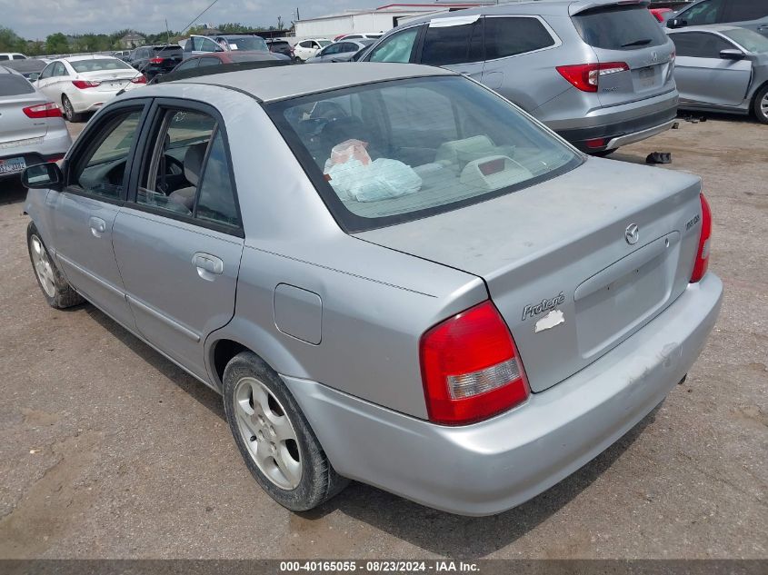 2002 Mazda Protege Dx/Es/Lx VIN: JM1BJ225921576001 Lot: 40165055