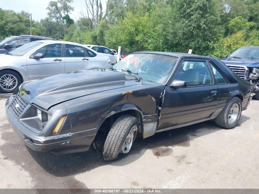 1984 Ford Mustang L VIN: 1FABP28A3EF228923 Lot: 40166197