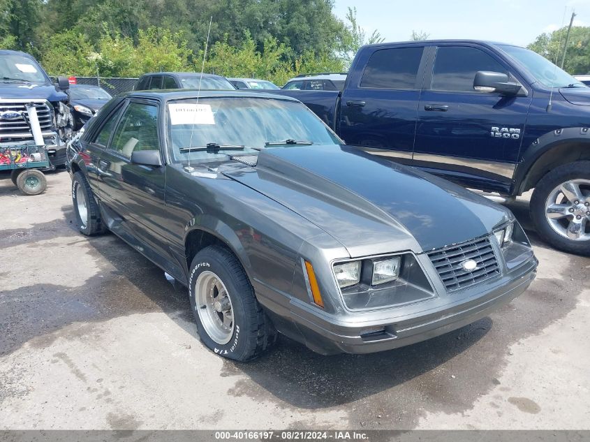 1984 Ford Mustang L VIN: 1FABP28A3EF228923 Lot: 40166197