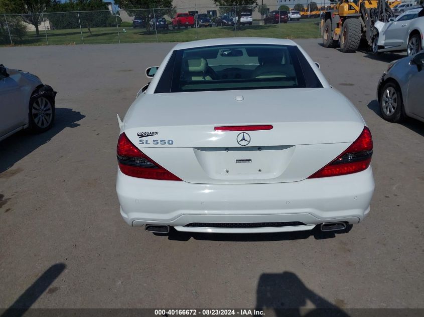 2009 Mercedes-Benz Sl 550 VIN: WDBSK71F99F145478 Lot: 40166672