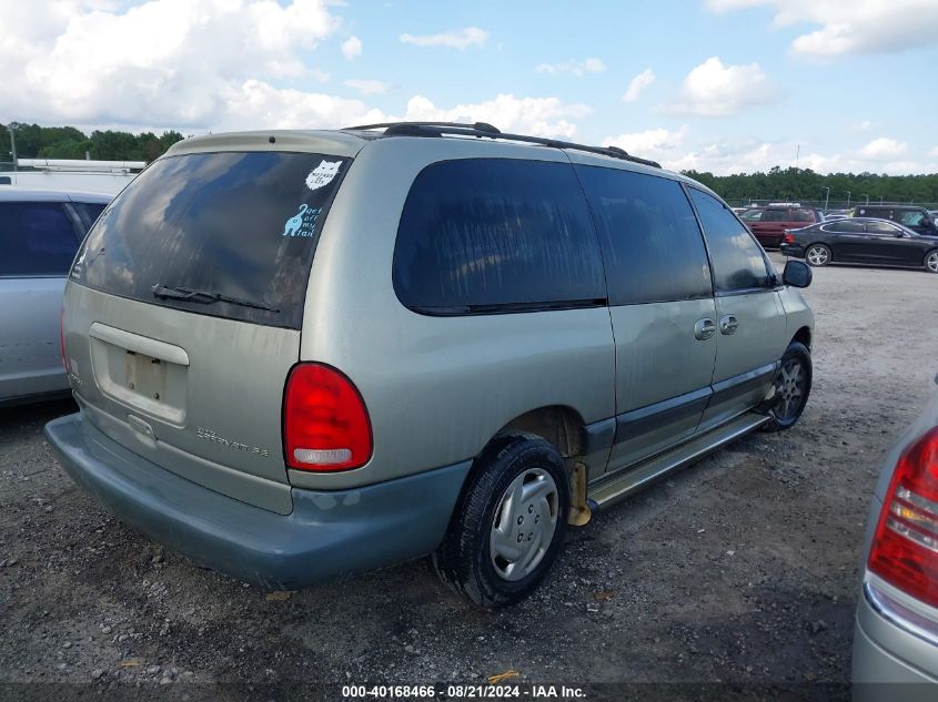 1999 Dodge Grand Caravan Se VIN: 2B4GP44G4XR228296 Lot: 40168466