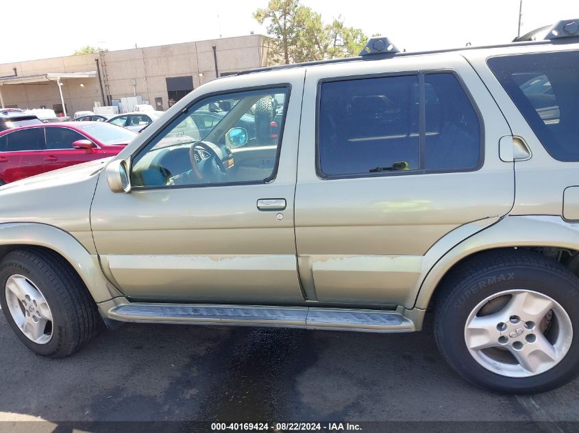 2001 Infiniti Qx4 Luxury VIN: JNRDR09Y11W216969 Lot: 40169424