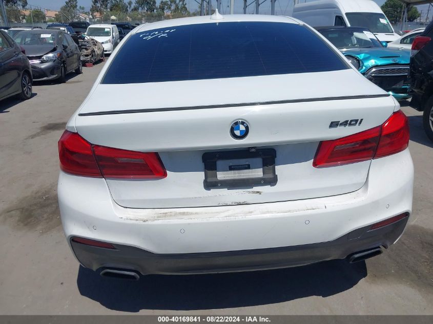 2018 BMW 540I VIN: WBAJE5C53JWA96344 Lot: 40169841