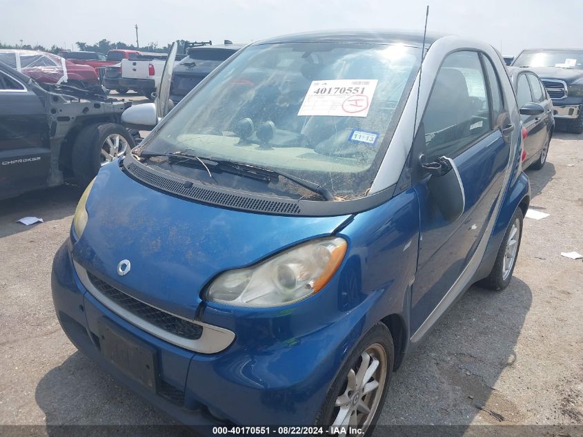 2010 Smart Fortwo Passion/Pure VIN: WMEEJ3BA9AK359400 Lot: 40170551