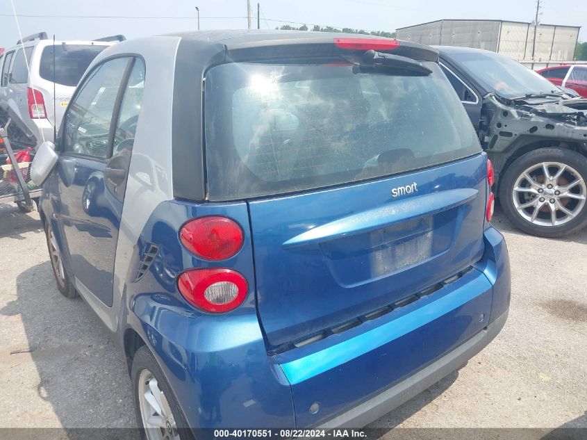 2010 Smart Fortwo Passion/Pure VIN: WMEEJ3BA9AK359400 Lot: 40170551