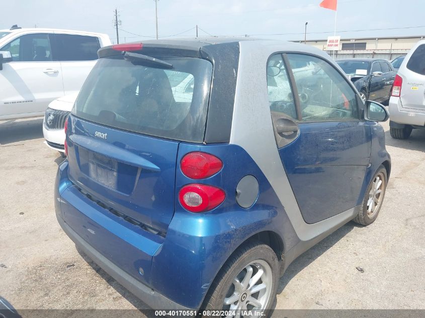 2010 Smart Fortwo Passion/Pure VIN: WMEEJ3BA9AK359400 Lot: 40170551