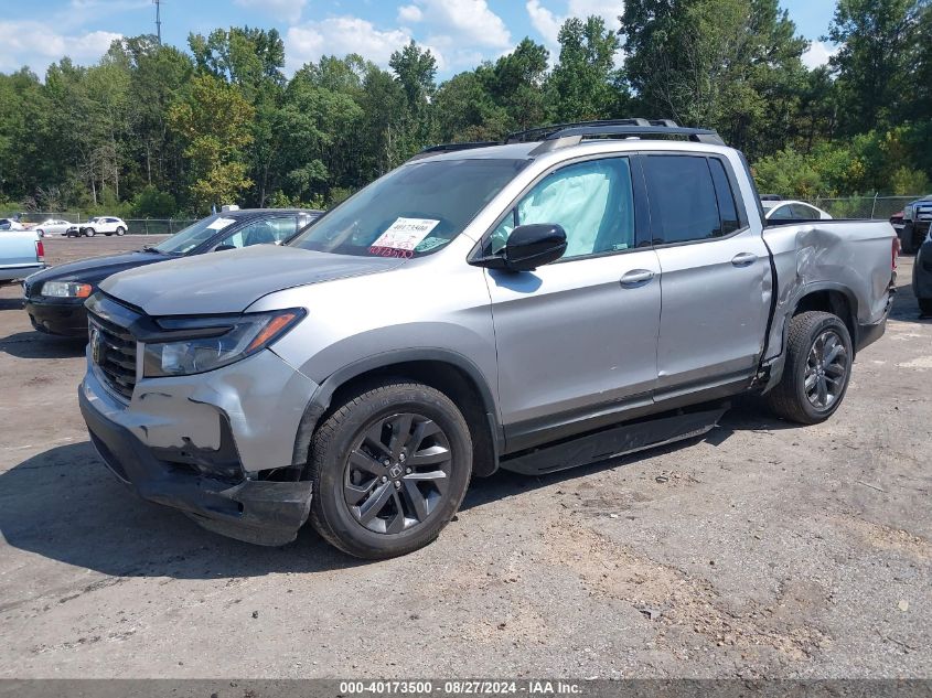 2021 Honda Ridgeline Awd Sport VIN: 5FPYK3F16MB001702 Lot: 40173500