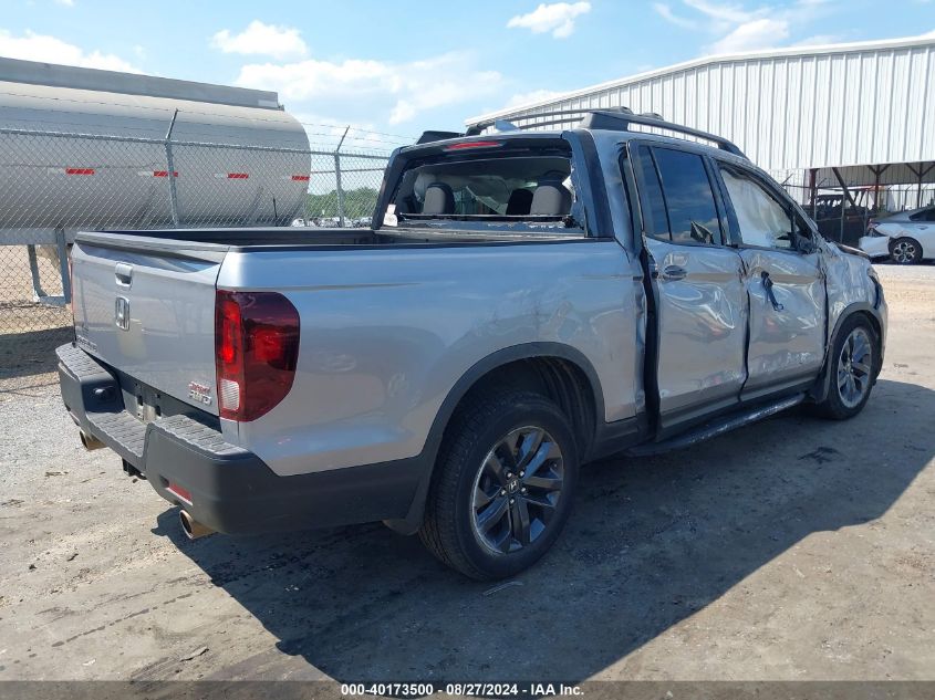 2021 Honda Ridgeline Awd Sport VIN: 5FPYK3F16MB001702 Lot: 40173500