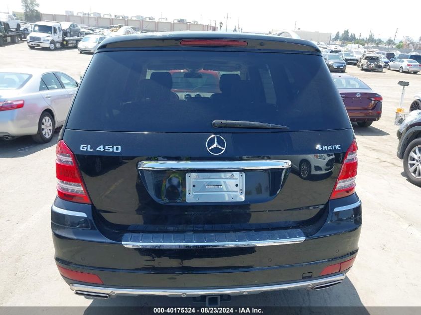 2010 Mercedes-Benz Gl 450 4Matic VIN: 4JGBF7BE4AA615327 Lot: 40175324