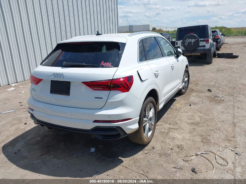 2020 Audi Q3 Premium 45 Tfsi S Line Quattro Tiptronic VIN: WA1DECF31L1069228 Lot: 40180016