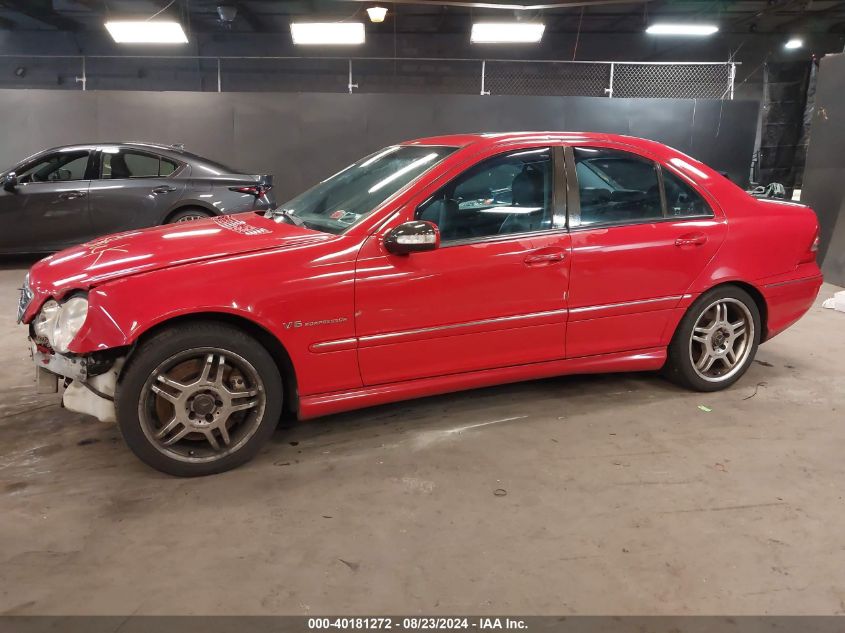 2003 Mercedes-Benz C 32 Amg VIN: WDBRF65J33F390232 Lot: 40181272