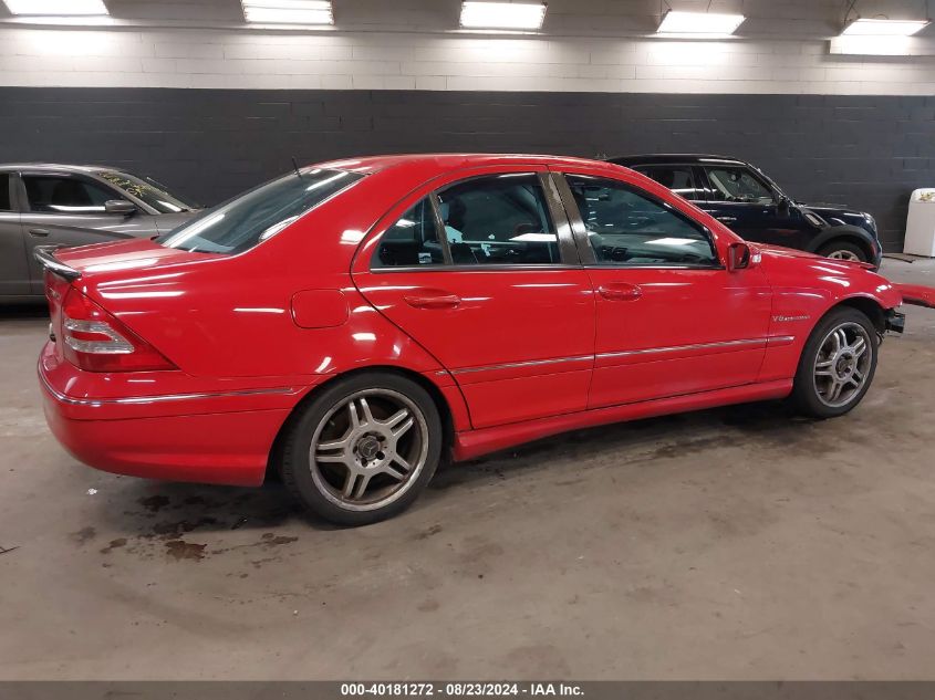 2003 Mercedes-Benz C 32 Amg VIN: WDBRF65J33F390232 Lot: 40181272