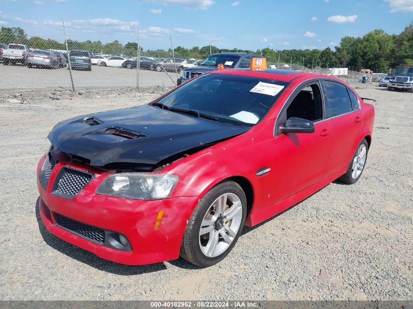 2009 Pontiac G8 VIN: 6G2ER577X9L238596 Lot: 40182952