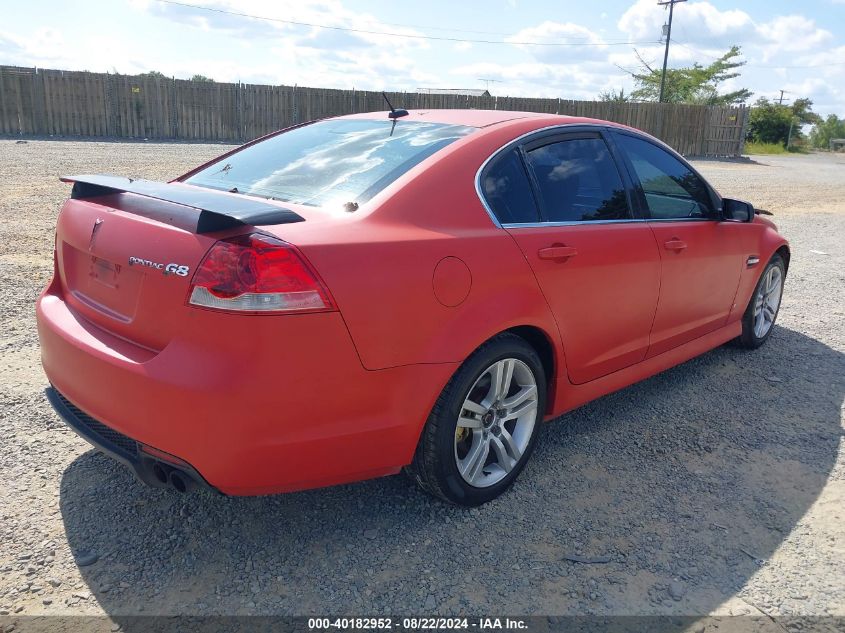 2009 Pontiac G8 VIN: 6G2ER577X9L238596 Lot: 40182952