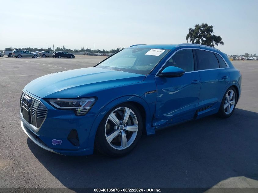 2019 Audi E-Tron Premium Plus VIN: WA1VAAGE5KB015024 Lot: 40185876