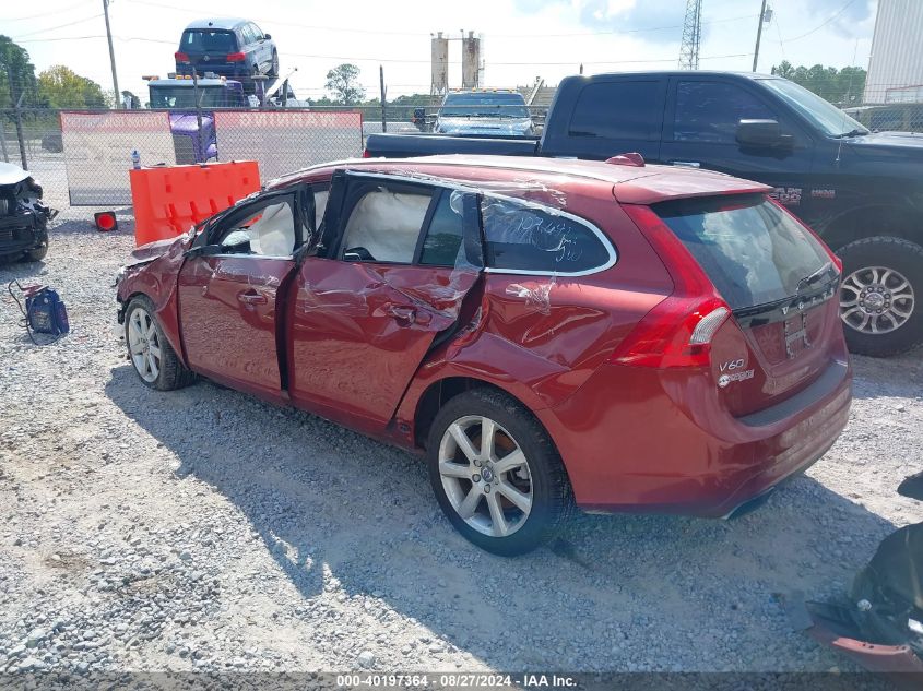 2016 Volvo V60 T5 Drive-E Platinum VIN: YV140MEM5G1294952 Lot: 40197364