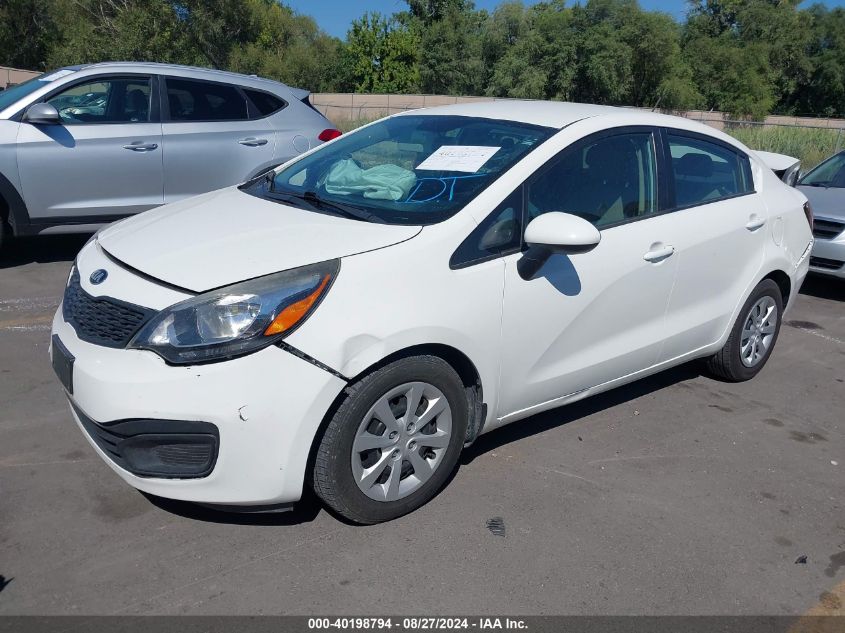 2015 Kia Rio Lx VIN: KNADM4A34F6441042 Lot: 40198794