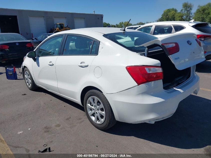 2015 Kia Rio Lx VIN: KNADM4A34F6441042 Lot: 40198794