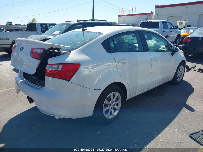 2015 Kia Rio Lx VIN: KNADM4A34F6441042 Lot: 40198794