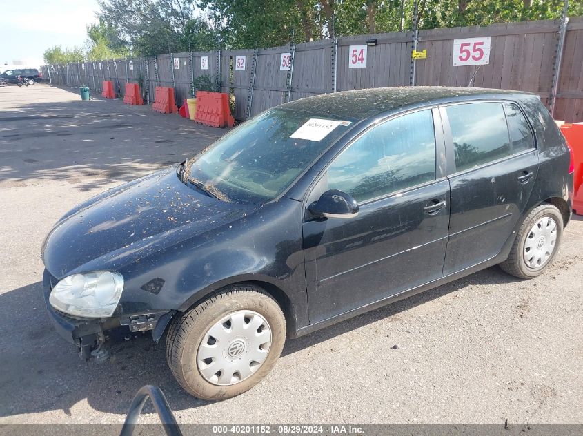 2007 Volkswagen Rabbit 4-Door VIN: WVWCR71K97W060295 Lot: 40201152