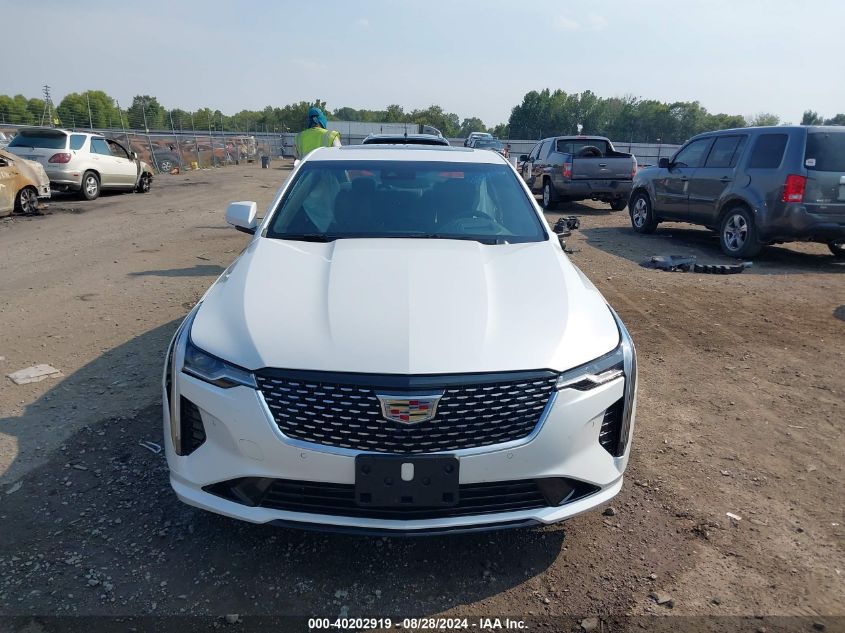 2022 Cadillac Ct4 Premium Luxury VIN: 1G6DF5RKXN0107181 Lot: 40202919