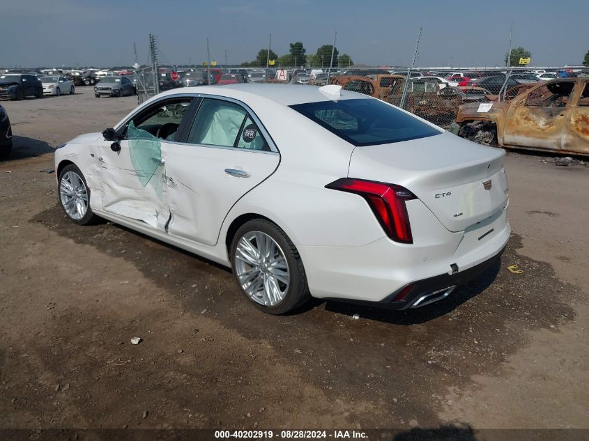 2022 Cadillac Ct4 Premium Luxury VIN: 1G6DF5RKXN0107181 Lot: 40202919