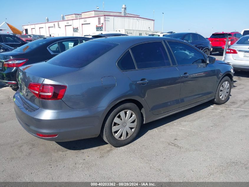 2016 Volkswagen Jetta 1.4T S VIN: 3VW267AJ8GM371418 Lot: 40203362