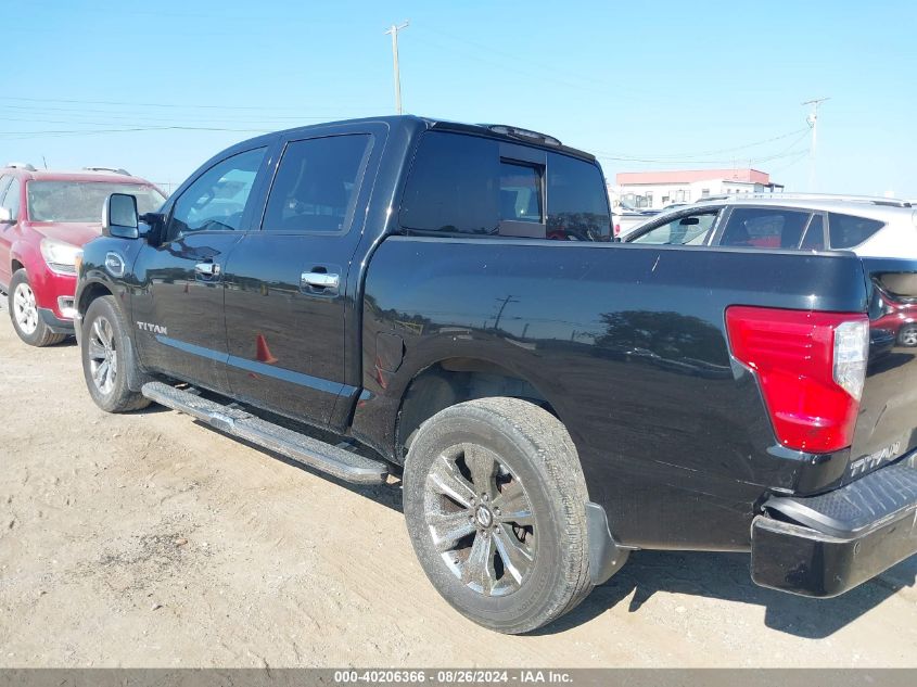 2017 Nissan Titan Sl VIN: 1N6AA1E63HN568341 Lot: 40206366