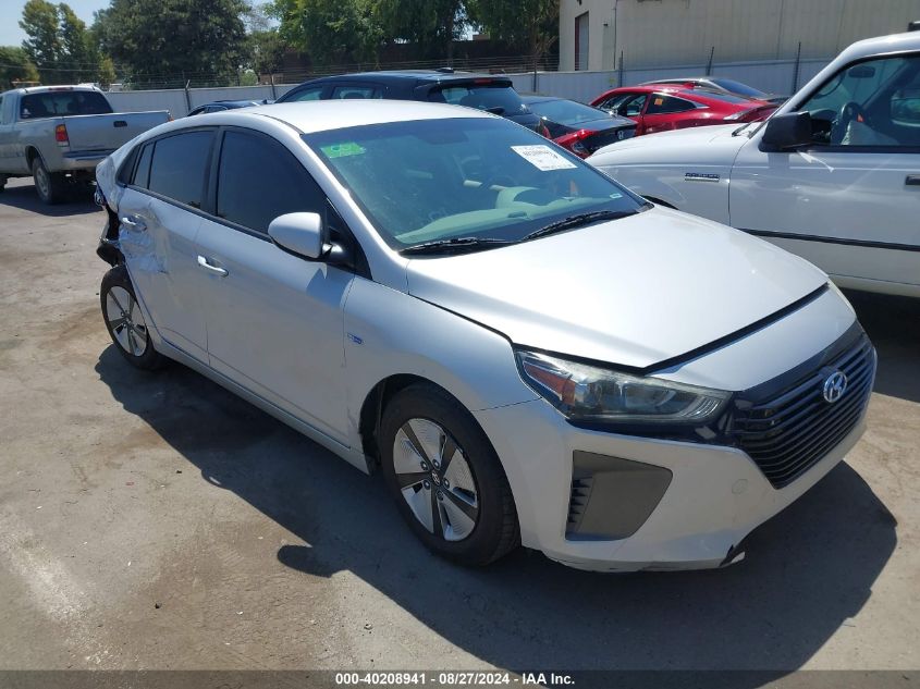 2018 Hyundai Ioniq Hybrid Blue VIN: KMHC65LCXJU066799 Lot: 40208941