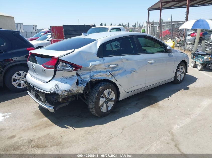 2018 Hyundai Ioniq Hybrid Blue VIN: KMHC65LCXJU066799 Lot: 40208941