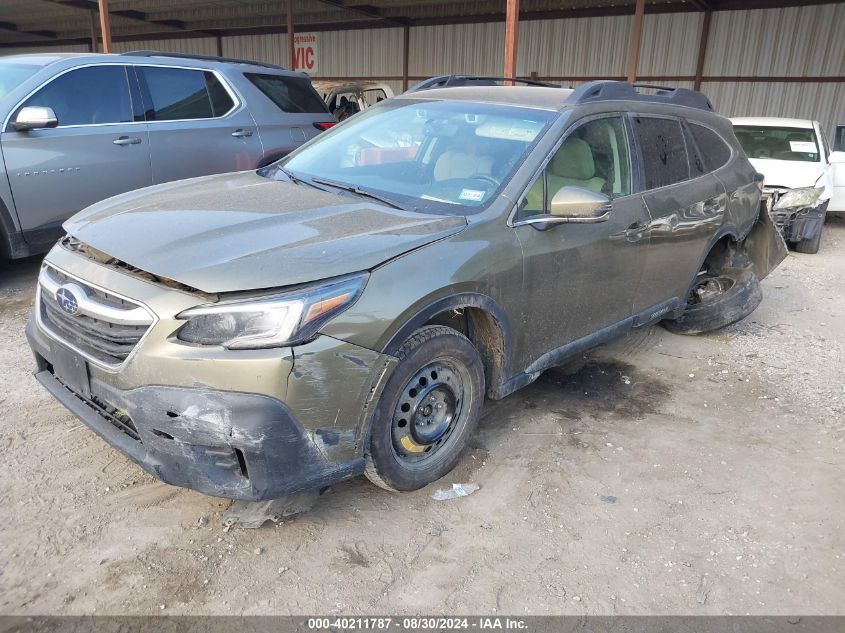 2022 Subaru Outback Premium VIN: 4S4BTADC7N3180363 Lot: 40211787