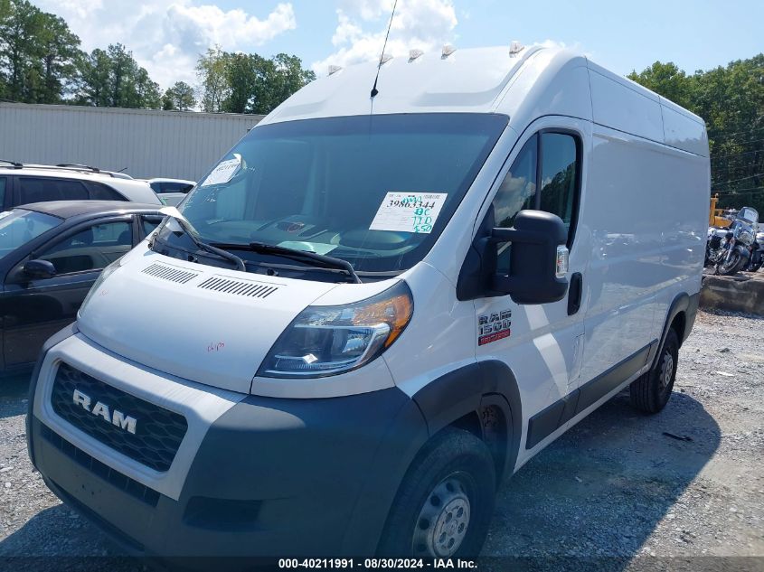 2020 Ram Promaster 1500 High Roof 136 Wb VIN: 3C6TRVBGXLE127139 Lot: 40211991