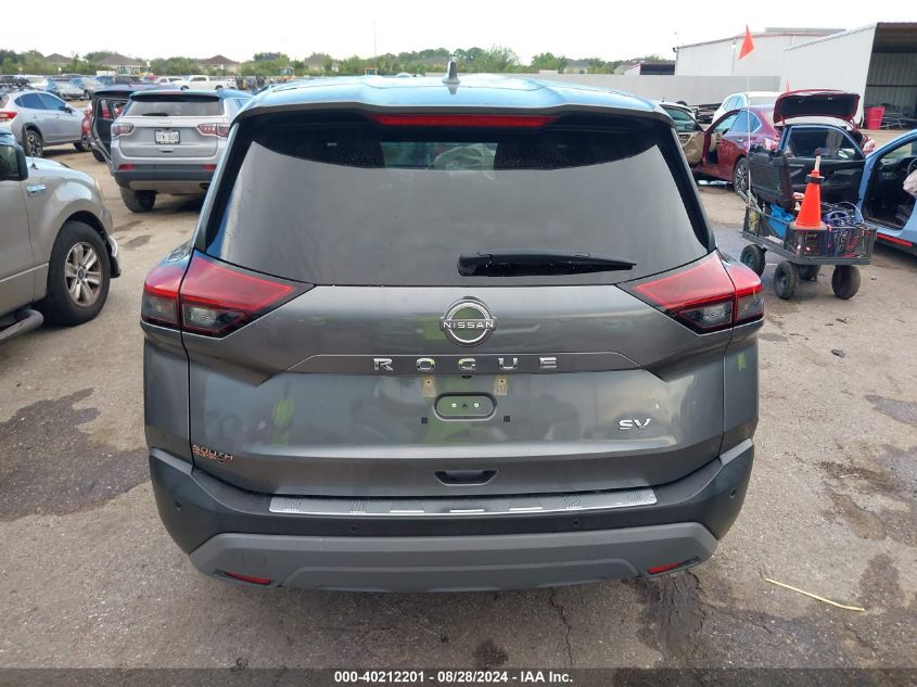 2022 Nissan Rogue Sv Fwd VIN: 5N1BT3BA0NC697310 Lot: 40212201